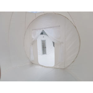 Tienda de campaña inflable para hotel, con soplador silencioso y puertas de aluminio, 5 metros de diámetro, 2 habitaciones - Product Image 6