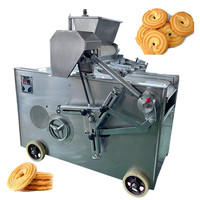 Commercial automatique petit bâton rose beurre écrou de protéine au chocolat macaron biscuit façonnage de presse cookie machine