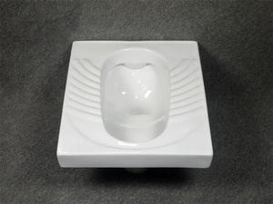 Chanda rửa xuống gốm ngồi xổm <span class=keywords><strong>Pan</strong></span> đầy đủ phụ kiện tầng núi nhà vệ sinh - Product Image 4