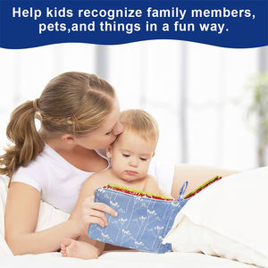 V121 Personnaliser le <span class=keywords><strong>livre</strong></span> <span class=keywords><strong>photo</strong></span> de bébé en tissu doux My First Family <span class=keywords><strong>Photo</strong></span> Memory Book Baby First <span class=keywords><strong>Photo</strong></span> Album for Memories Record - Product Image 6