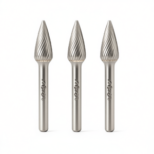 TTAKE Ab8600 Flame Rotary Burr Solid Carbide 16 Mm X 25 Mm X 6 Mm For Machine <b>Tools</b> - Product Image 2