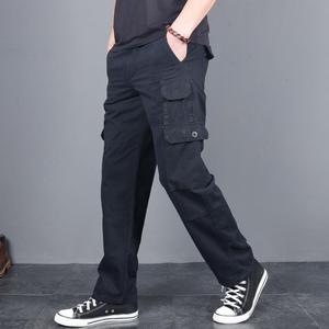 <span class=keywords><strong>Pantalon</strong></span> <span class=keywords><strong>Homme</strong></span> Léger Décontracté Coupe Droite Multi-Poches <span class=keywords><strong>Grande</strong></span> <span class=keywords><strong>Taille</strong></span> Automne Vente en Gros - Product Image 6