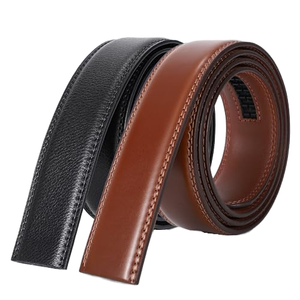 Venta Directa de Fábrica: Cinturón Casual para Hombre de Cuero Vacuno con Hebilla Automática de Aleación, Diseño Sólido, Impresión por Transferencia Térmica, Ecológico y Duradero - Product Image 1