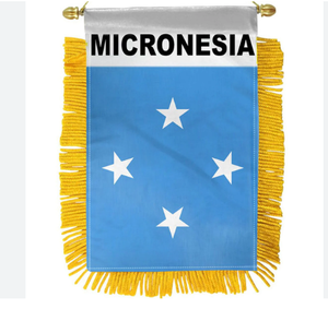 <span class=keywords><strong>Bandera</strong></span> colgante <span class=keywords><strong>de</strong></span> <span class=keywords><strong>Kiribati</strong></span> con ventosa Mini pancarta <span class=keywords><strong>de</strong></span> doble cara - Product Image 3