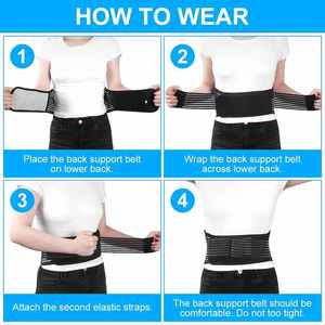 Ejercicio térmico espontáneo Cinturón térmico Soporte de disco intervertebral <span class=keywords><strong>lumbar</strong></span> para hombres y mujeres Cuidado de la salud de la cintura - Product Image 3