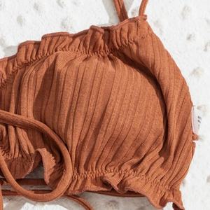 Precio de Fábrica, Traje de Baño Bikini de Tanga de 3 Piezas para Mujer, Estilo Nuevo 2021, Traje de Baño para Mujer - Product Image 2