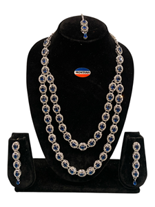 Ensemble de colliers AD multicouches pour femmes, bijoux élégants et raffinés pour les mariages, les tenues de soirée, les tenues traditionnelles et les cadeaux spéciaux - Product Image 5