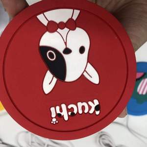 Printed <b>Silicone</b> PVC Round Coaster Rubber Drink Mat Non Slip Heat Resistant Cup <b>Pad</b> Table Protector Mat with Custom Design - Product Image 4