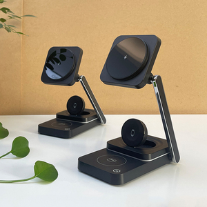 人気商品 トップ<span class=keywords><strong>20</strong></span> ベストセラー 2025年 ポータブル 折りたたみ式 3in1 三つ折り 磁気ワイヤレス充電器 - Product Image 6