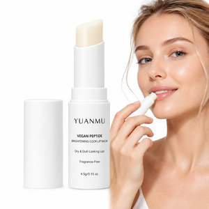 Bálsamo Labial Vegano con Péptidos y Ceramidas, Orgánico y <span class=keywords><strong>Natural</strong></span>, Hidratante, Iluminador, Aclarante, Cuidado <span class=keywords><strong>de</strong></span> <span class=keywords><strong>Labios</strong></span>, OEM ODM - Product Image 1