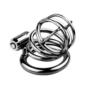 Roestvrijstalen Mannelijke Kuisheidsapparaat Sexx Speelgoed Mannelijke Kuisheid Kooien Met Penisringen - Product Image 3