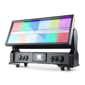 Outdoor Stage Lights 1320pcs 0.5w RGB 3in1+216pcs 5w cold White LED Strobe Moving Head Light for DJ Disco Lighting