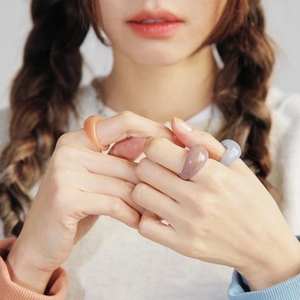 Bagues tendance pour femmes, plaquées or 18 carats, avec zircon de laboratoire coloré, modèle <span class=keywords><strong>2021</strong></span>, les plus vendues, en gros - Product Image 6