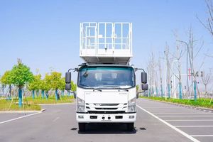 1SUZU Large Platform Aerial Boom Lift <b>Truck</b> with a Big Work Platform of 500kg Loading Capacity for 3-4 men operation - Product Image 6