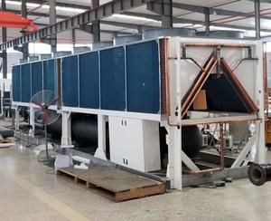 Refroidisseur d'eau à vis industriel de haute qualité pour CVC, refroidi par air, 180-1050 kW, climatiseur commercial avec moteur - Product Image 2