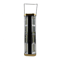 Ampoule Portable d'Urgence Solaire Rechargeable, Lampe de Travail et Réparation, Lampe de Camping LED pour BBQ avec Télécommande