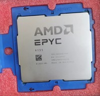 Processeur serveur AMD EPYC 9135 CPU 16 cœurs 32 threads 3,65-4,3 GHz 200 W 128 Mo