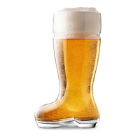 Verre à bière Weihenstephaner allemand de luxe en gros, tasse classique en cristal pour l'Oktoberfest, en vente