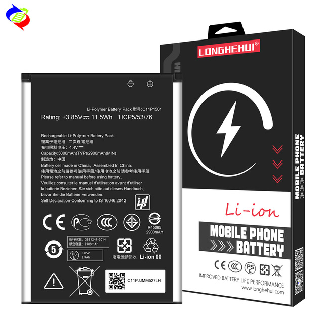 C11P1501 3000mAh 3.85V Mobile Phone Battery for ASUS Zenfone 2 Laser Selfie ZE600KL Z00MD Z00LD ZE550KL ZE551KL