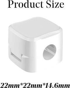 Adjustable <b>Foldable</b> Plastic Cable Clip Holder for Kitchen <b>Desk</b> Organization Wall Mountable Cable Management Organizer - Product Image 1