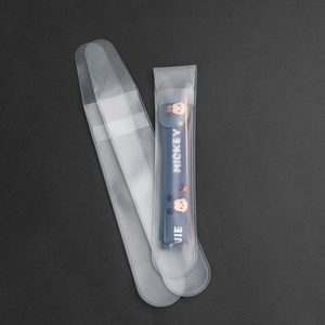 Sac à fermeture éclair en EVA/PVC en gros pour fabricants avec impression sérigraphique, recyclable et personnalisable pour stylos et brosses de nettoyage - Product Image 4