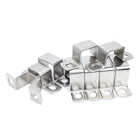 Colliers de serrage carrés en acier inoxydable 304 DY à angle droit avec boucles de fixation et tailles personnalisées