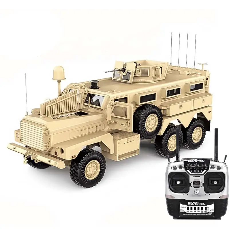 CY-P602 military vehicle 1/12 2.4G 6 wheels 16CH U.S.6X6 explosives truck 25km/h RC Military truck without Battery Charger