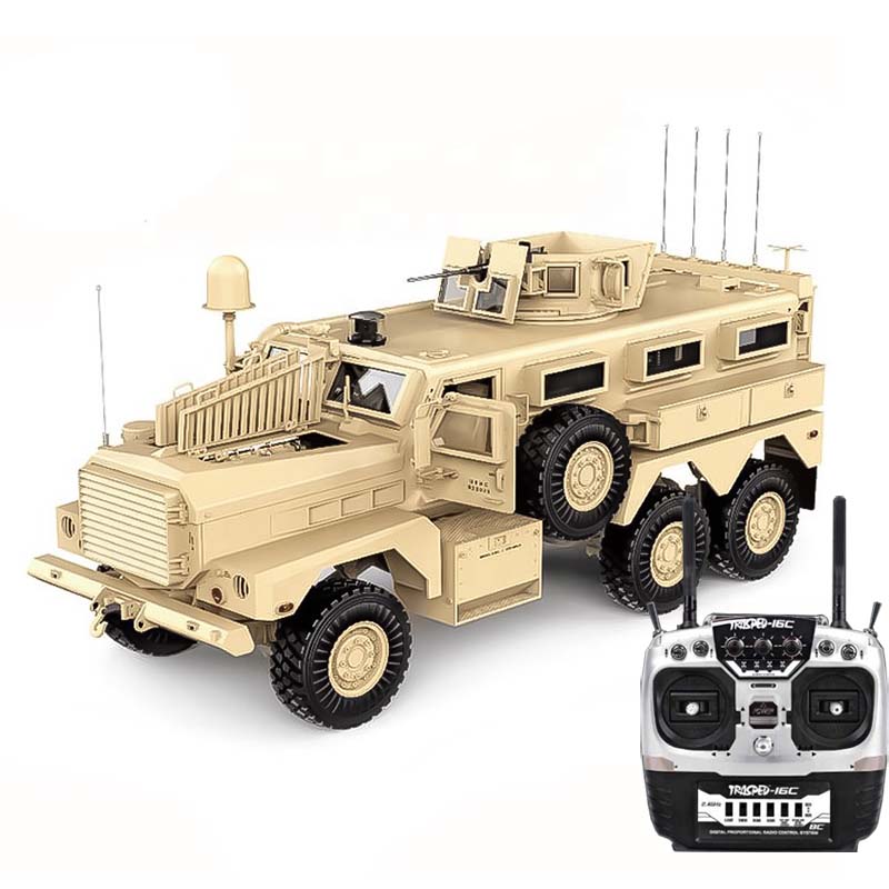 1/6 12インチ U.S Military Vehicle 1:12 Scale Army Green 6WD RC Military Truck - Off-Road
