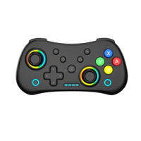 STK-7051 400mah NS Pro Controles de Juego Inalámbricos BT RGB para Nintendo Switch Lite/OLED/Windows PC/IOS/Android/Steam Mini Gamepad