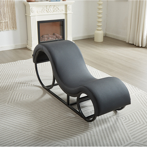 Caldo di vendita moderna struttura in acciaio per andare divano rosso sedia per <span class=keywords><strong>il</strong></span> tempo libero a forma di S sedia Yoga per camera da letto e soggiorno - Product Image 6