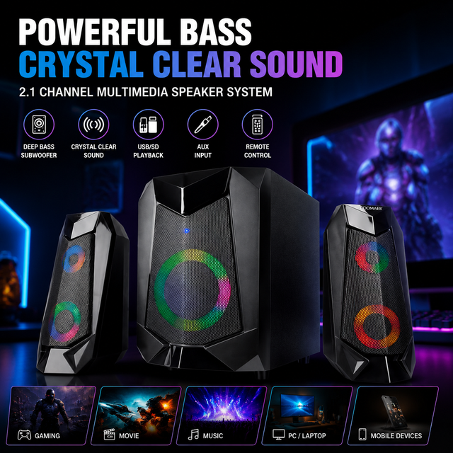 Factory Price Full Range 2.1 Channel Speakers Audio System Sound Professional Surround Sound Box Speaker SKD