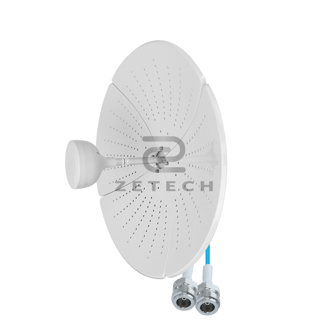 Popular Outdoor 24dBi 4400-4900MHz Omnidirectional Antenna Long Range WiFi MIMO Parabolic Dish Antenna