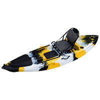 Bateau à pagaies rotomoulé en LLDPE pour la pêche, le surf et la navigation, kayak gonflable avec pédales, bateau à rames, bateau à assise surélevée