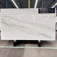 Dalles de marbre blanc Dolomite de Columbia - Écologiques, imperméables, design moderne pour tables basses, carreaux, design graphique, prix compétitif