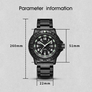 클래식 하이 퀄리티 손목 시계 남자 빛나는 손 다이얼 아날로그 디스플레이 석영 운동 합금 밴드 <span class=keywords><strong>Dropshipping</strong></span> MOQ 1 상자 - Product Image 4