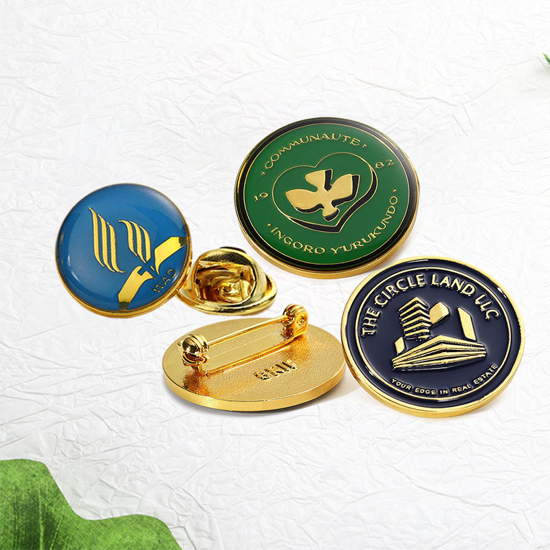Pins de solapa personalizados de esmalte epoxi