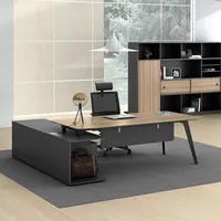 Высококачественная офисная мебель из меламина, современный дизайн, офисный стол для менеджера