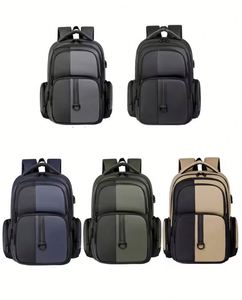 Wholesale Men's Casual Backpacks Multi-layer Travel Usb Backpacks Dirt Resistant Film Large Capacity Backpacks - Product Image 3