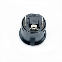 Yongxing t85 interrupteur à bouton-poussoir en plastique 22mm 3 broches marche arrêt interrupteur de verrouillage éclairé