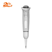 Pipette de laboratoire électronique automatique monocanal AELAB 0,2 µl-10 ml à volume réglable en plastique et acier inoxydable 304, autoclavable