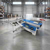 Scie à panneaux compacte mini 1600 mm pour le découpage du bois et du contreplaqué 45 °   90 °   Machine à découper le bois, directement de l'usine