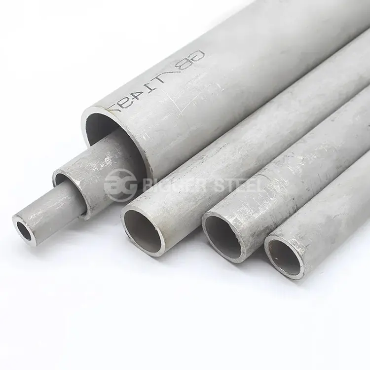 ASTM S30400 S30408 1.4301 304 Tubos De Aço Inoxidável Em Conserva Tubos De Aço Inoxidável Para Construção