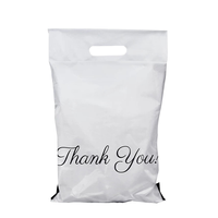 Sacs en plastique polyester feuille expédition vêtements noir poly vente en gros impression poignées personnaliser colis biodégradable courrier