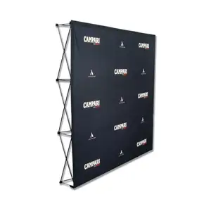 Messe Hintergrund Stand Display Stand Banner Pop Up Stand Rahmen Spannung Stoff Straight Pop Up Display Stand