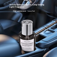 Diffuseur de parfum pour voiture Double Arche Noir Électroplaqué avec Housse en Coton, 160 ml, Désodorisant et Fournitures Automobiles