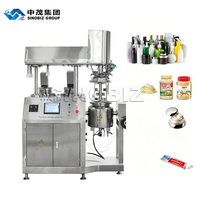 Machine à fabriquer la graisse 100L, émulsifiant sous vide, mélangeur homogénéisateur, machine à émulsionner les crèmes cosmétiques, pompe à moteur pour l'alimentation