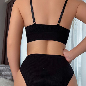 Nouvel ensemble de soutien-gorge de sport pour femmes avec confort réglable et respirabilité, ensemble de sous-vêtements deux pièces pour femmes - Product Image 3