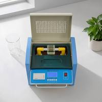 Probador de resistencia dieléctrica de aceite aislante con pantalla a color de tres vasos - Probador de tensión de resistencia de aceite para transformadores de 100KV