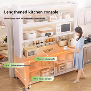Kitchen Living <strong>Room</strong> Shelves <strong>Dining</strong> Side Multi-Layer Oven Microwave Pots Pans Multifunctional <strong>Storage</strong> <strong>Dining</strong> <strong>Room</strong> <strong>Cabinet</strong> - Product Image 2