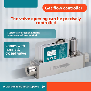 Thermal Gas <strong>Mass</strong> <strong>Flow</strong> <strong>Meter</strong> 4-20mA Air Nitrogen Oxygen RS485 Micro <strong>Flow</strong> Controller Valve 0-7000NL/min Pulse Optional - Product Image 3